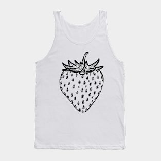 simple strawberry Tank Top